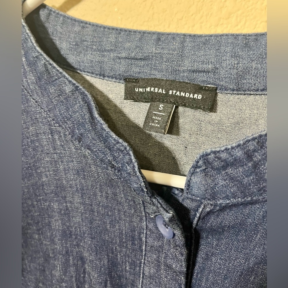 Universal Standard Hannah Button Down Denim Dress - image 8